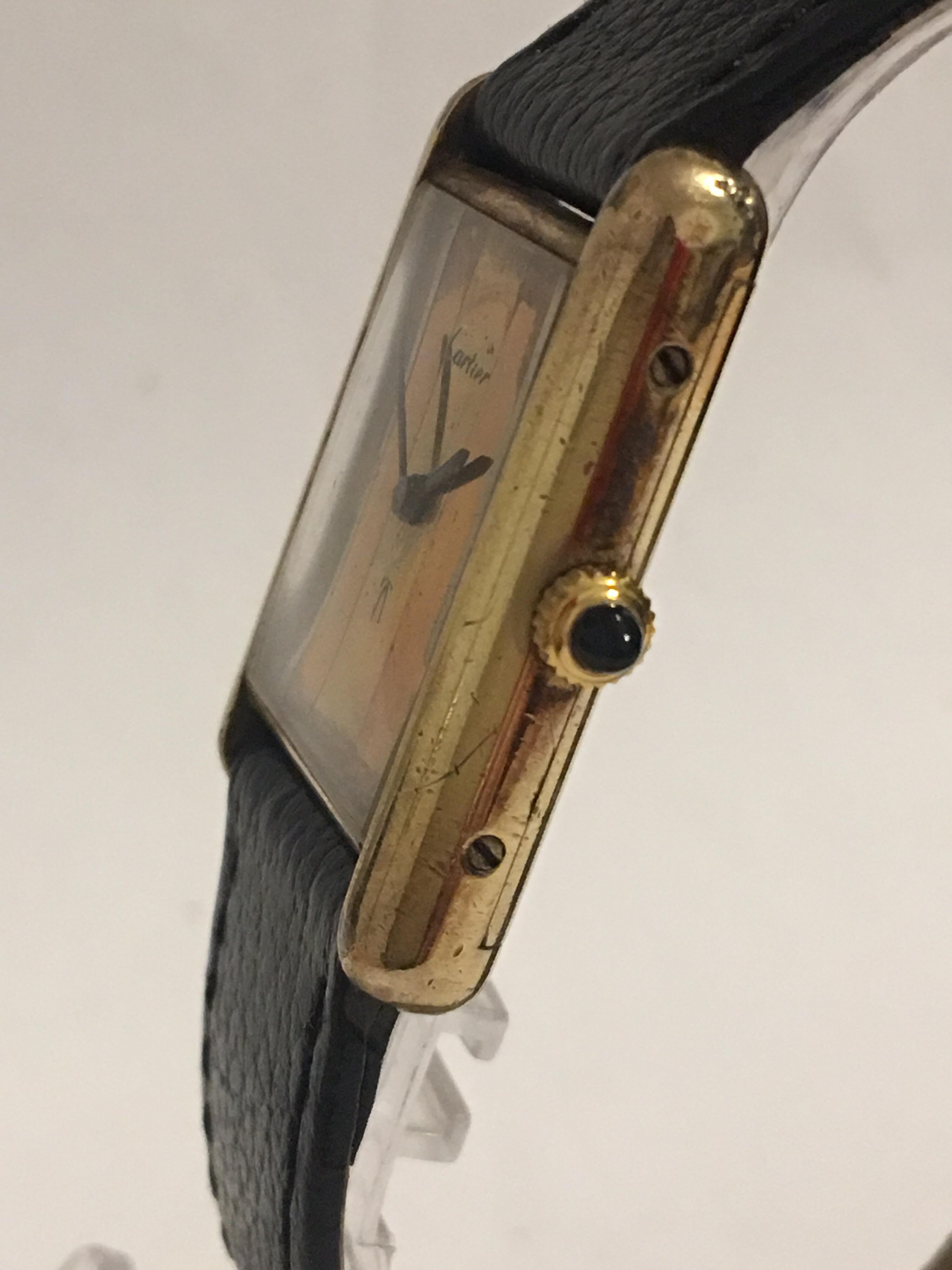cartier tank 1970s