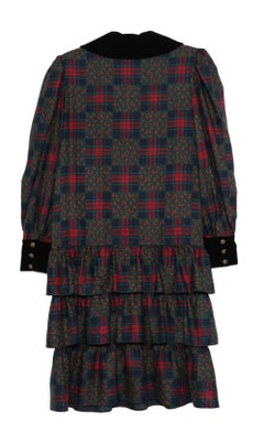 1970sYves Saint Laurent YSL Cotton Dress