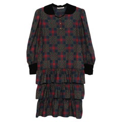 Vintage 1970sYves Saint Laurent YSL Cotton Dress