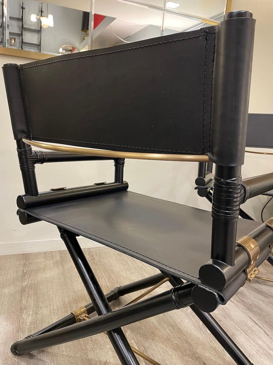 1970Zwei McGuire Direktorenstühle im Angebot 10