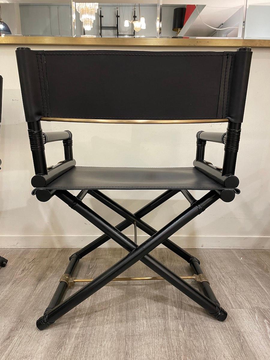 1970Zwei McGuire Direktorenstühle im Angebot 12