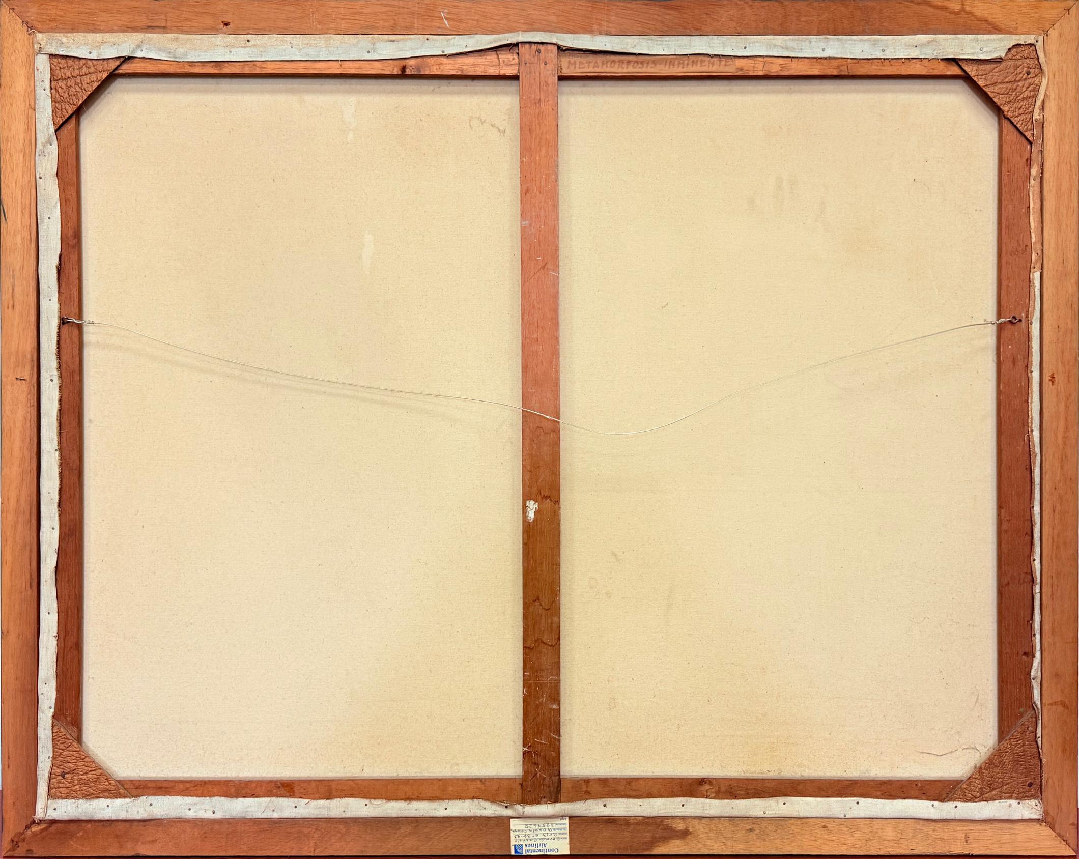 1971 Peinture abstraite de Gisela Ballesteros en vente 3