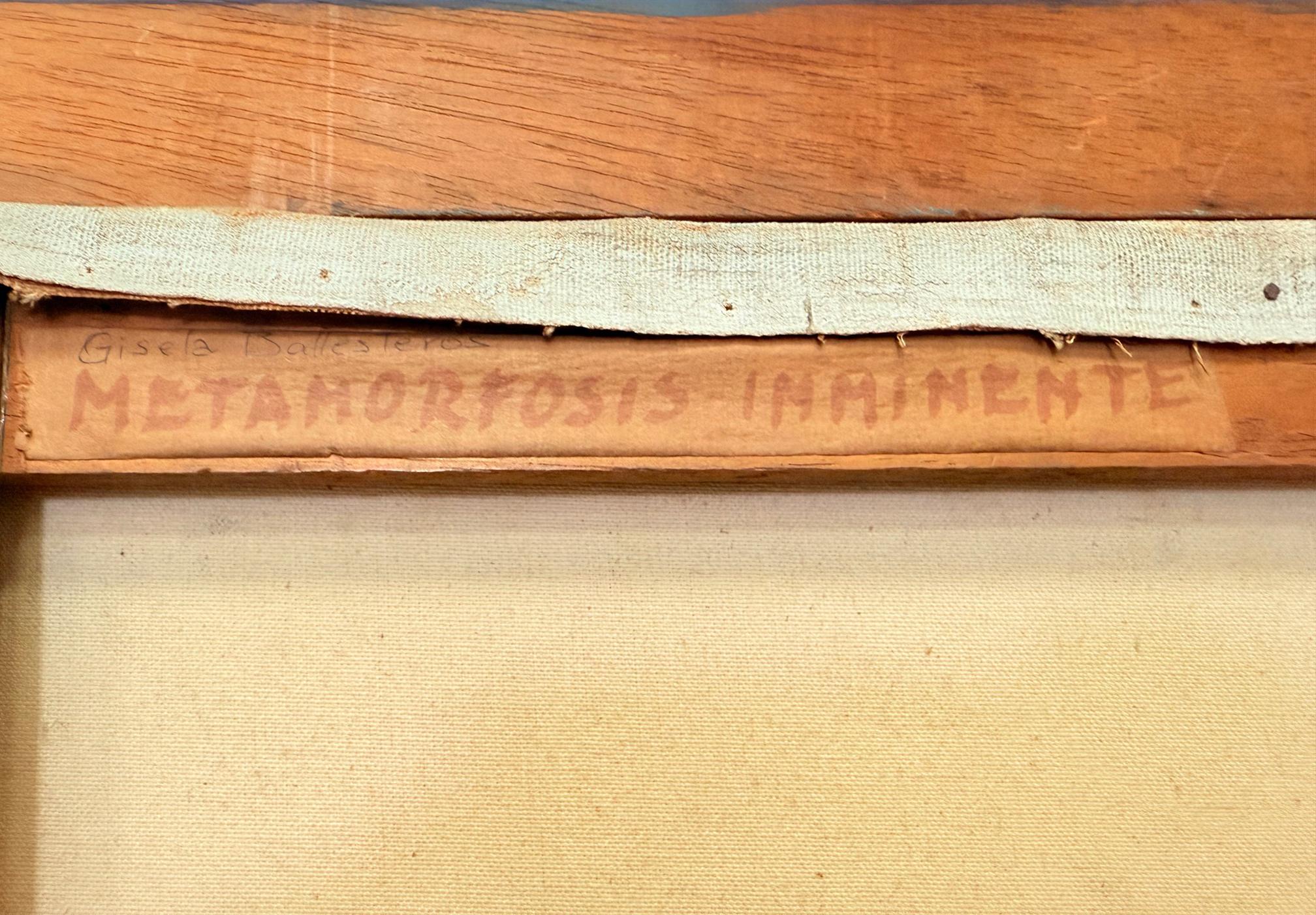 1971 Peinture abstraite de Gisela Ballesteros en vente 4