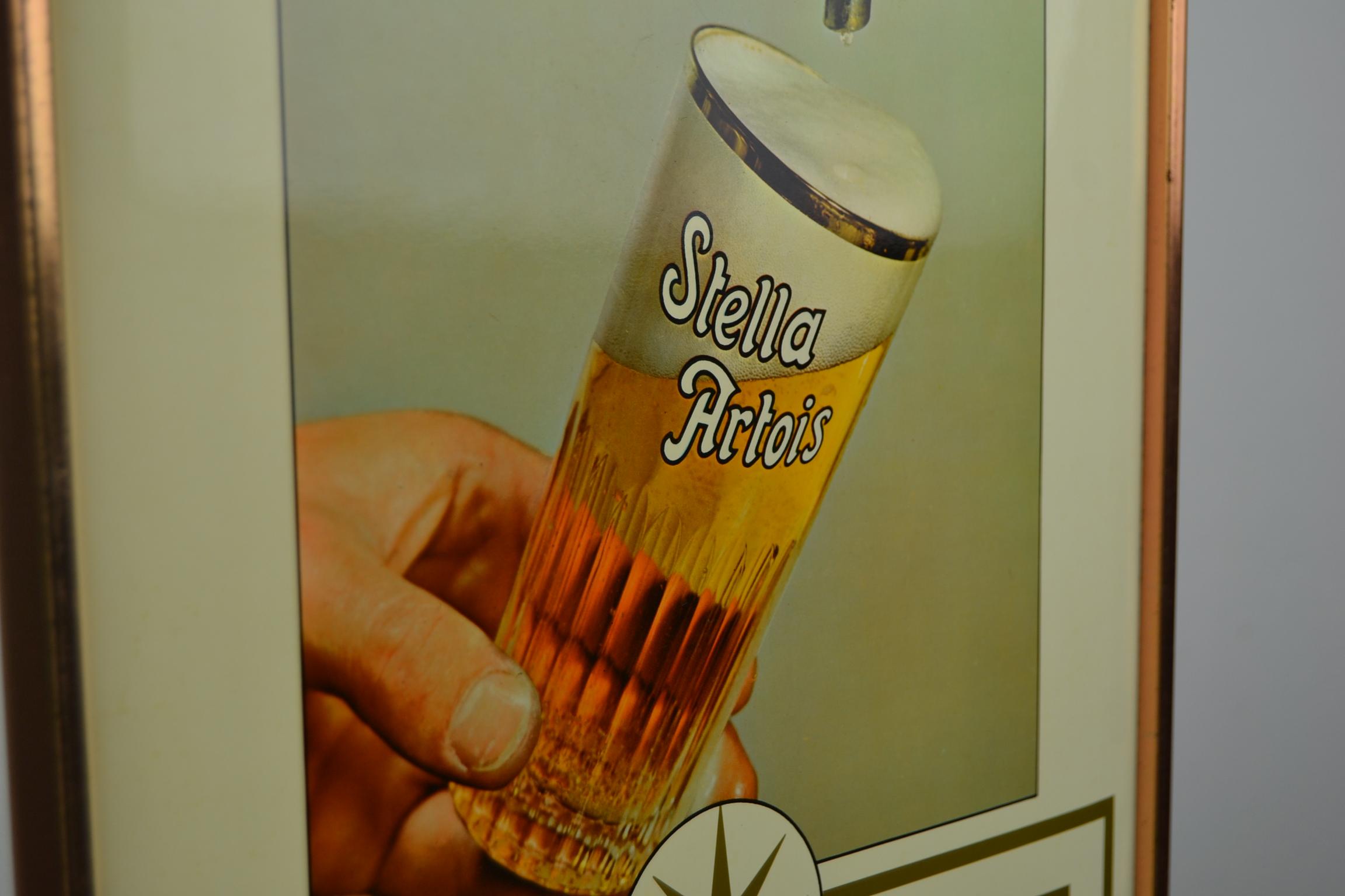 1971 Belgian Beer Sign for Stella Artois 6