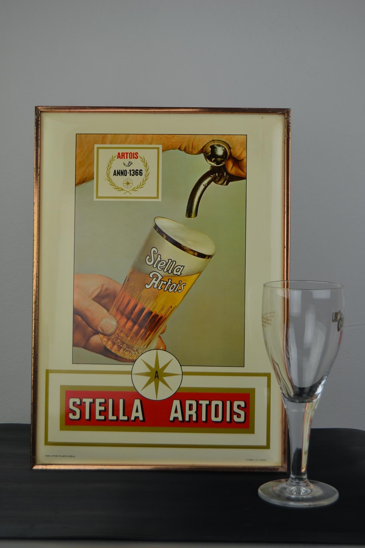 1971 Belgian Beer Sign for Stella Artois 7