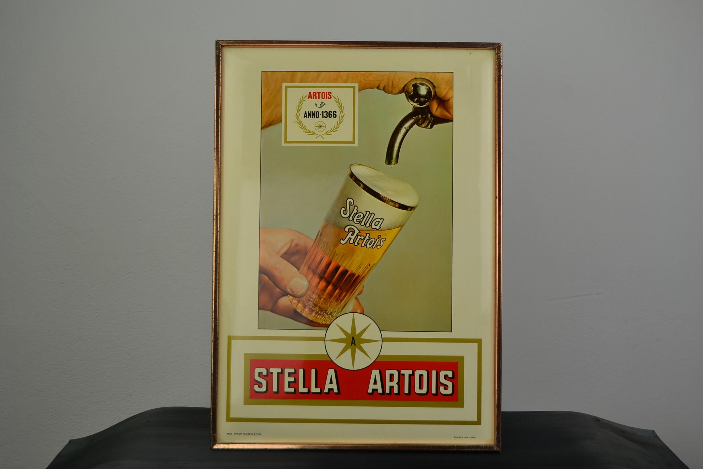 1971 Belgian Beer Sign for Stella Artois 8