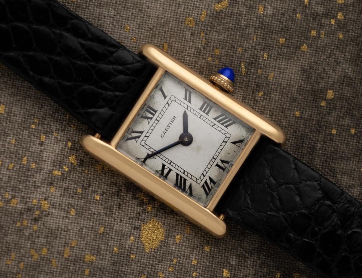 1971 Cartier Vintage Ladies Ultra Rare Audemars Piguet Tank Watch (1 of 50) For Sale 5