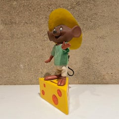 1971 Cute Speedy Gonzales Cheese Piggy Bank Looney Tunes Warner Bros R. Dakin