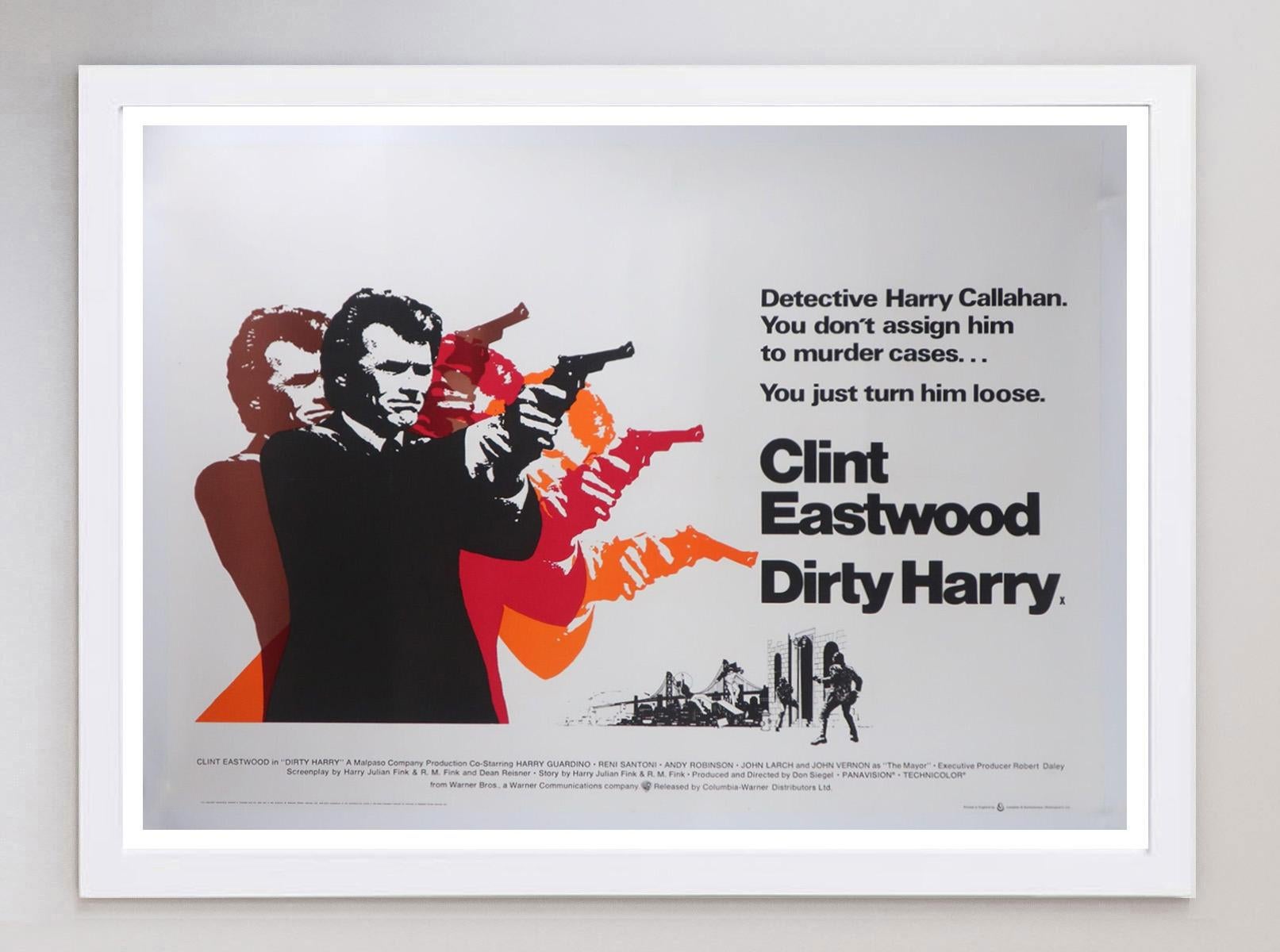 Dirty Harry, Original Vintage-Poster, Dirty Harry, 1971 (Britisch) im Angebot