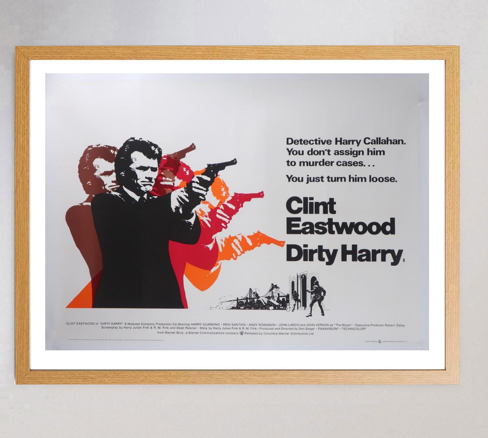 Dirty Harry, Original Vintage-Poster, Dirty Harry, 1971 im Zustand „Gut“ im Angebot in Winchester, GB
