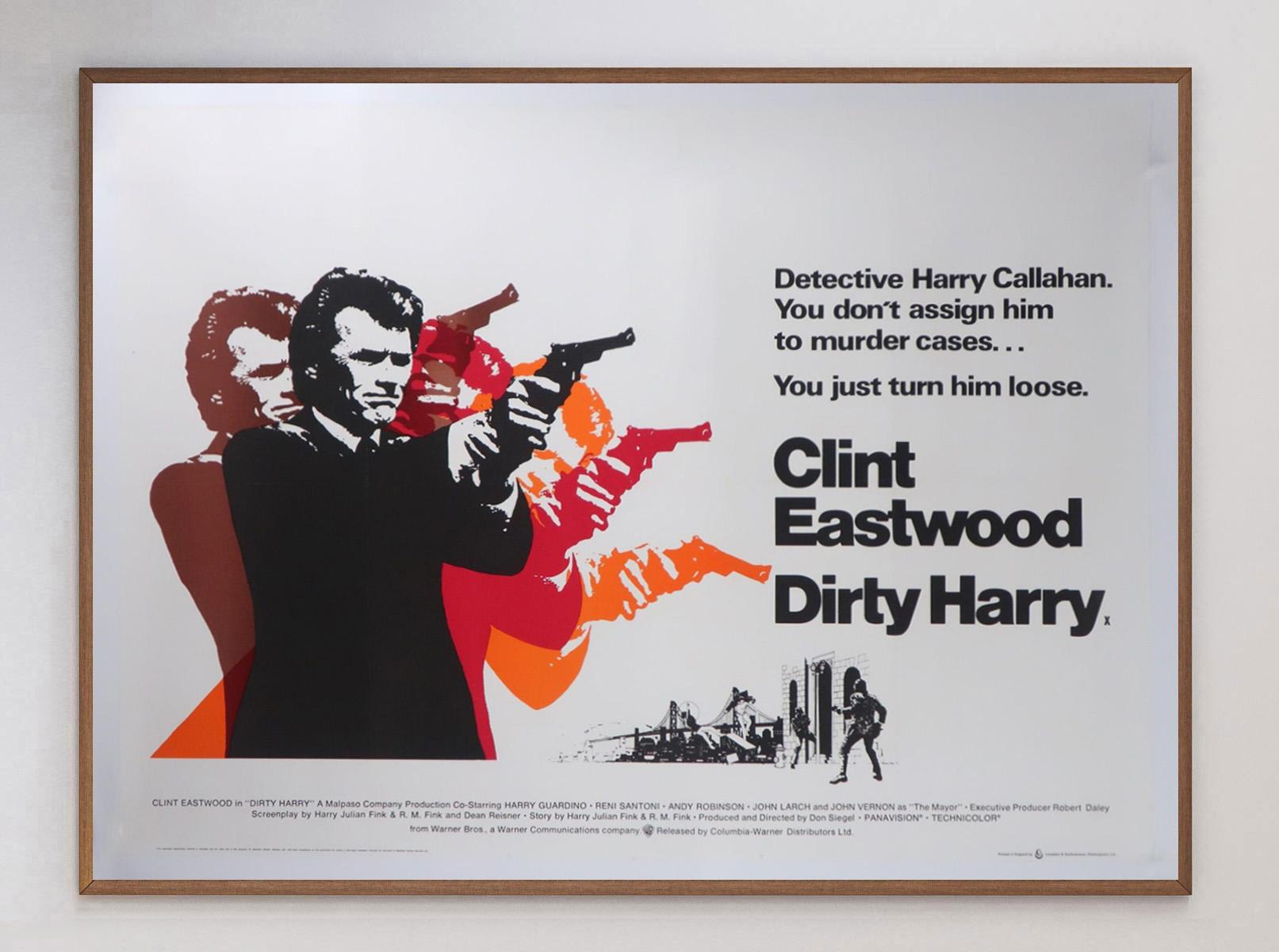 Dirty Harry, Original Vintage-Poster, Dirty Harry, 1971 (Ende des 20. Jahrhunderts) im Angebot