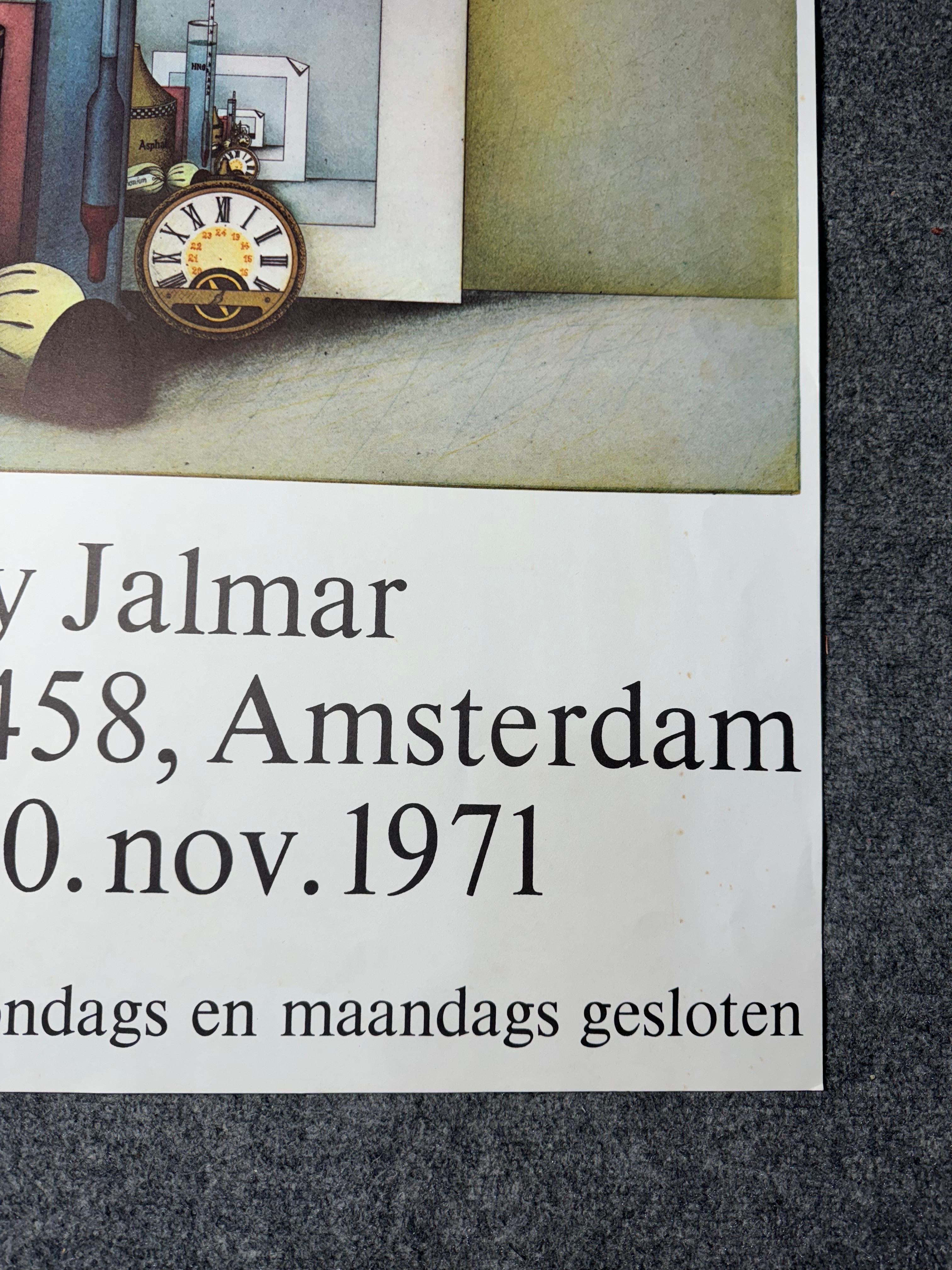 Other 1971 Friedrich Meckseper, Gallery Jalmar, Amsterdam Exhibition Print For Sale