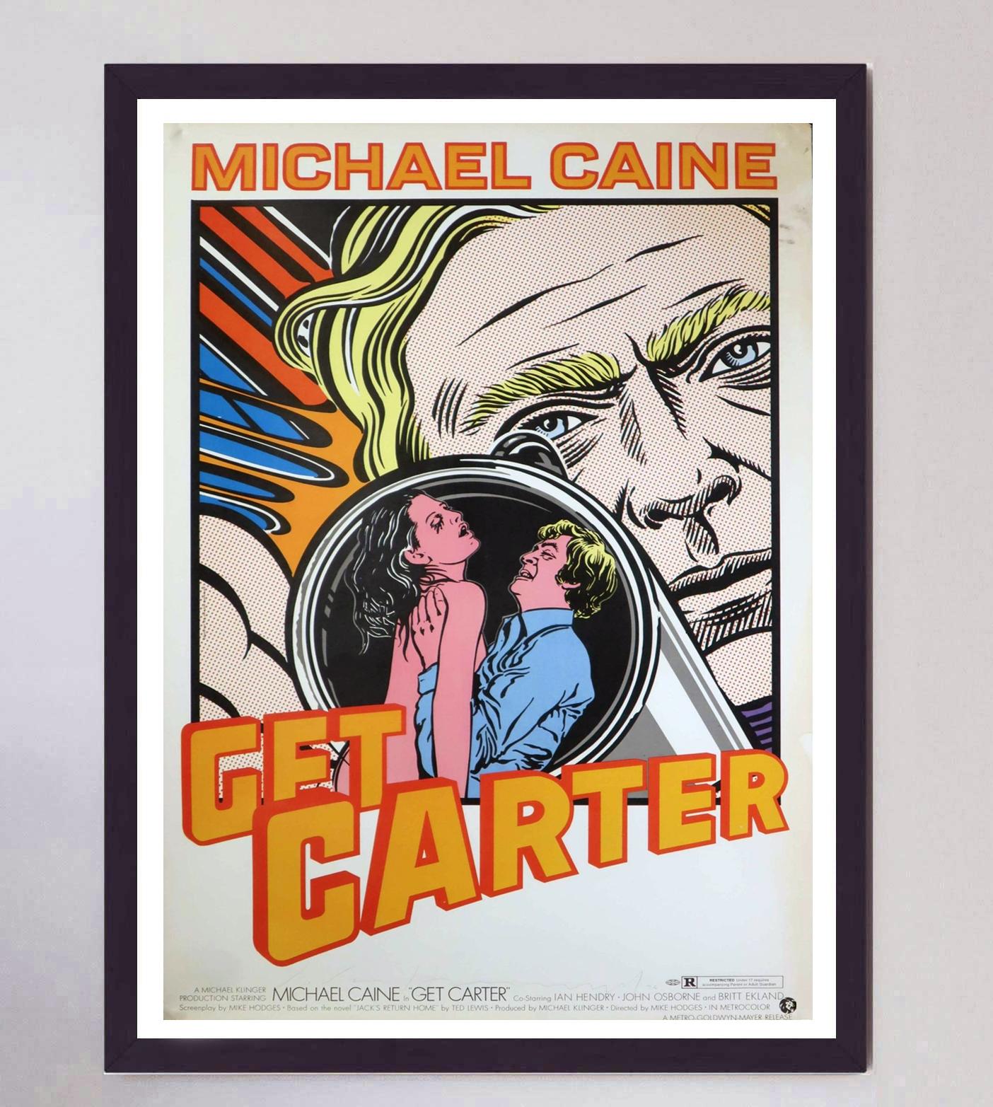 Paper 1971 Get Carter Original Vintage Poster For Sale