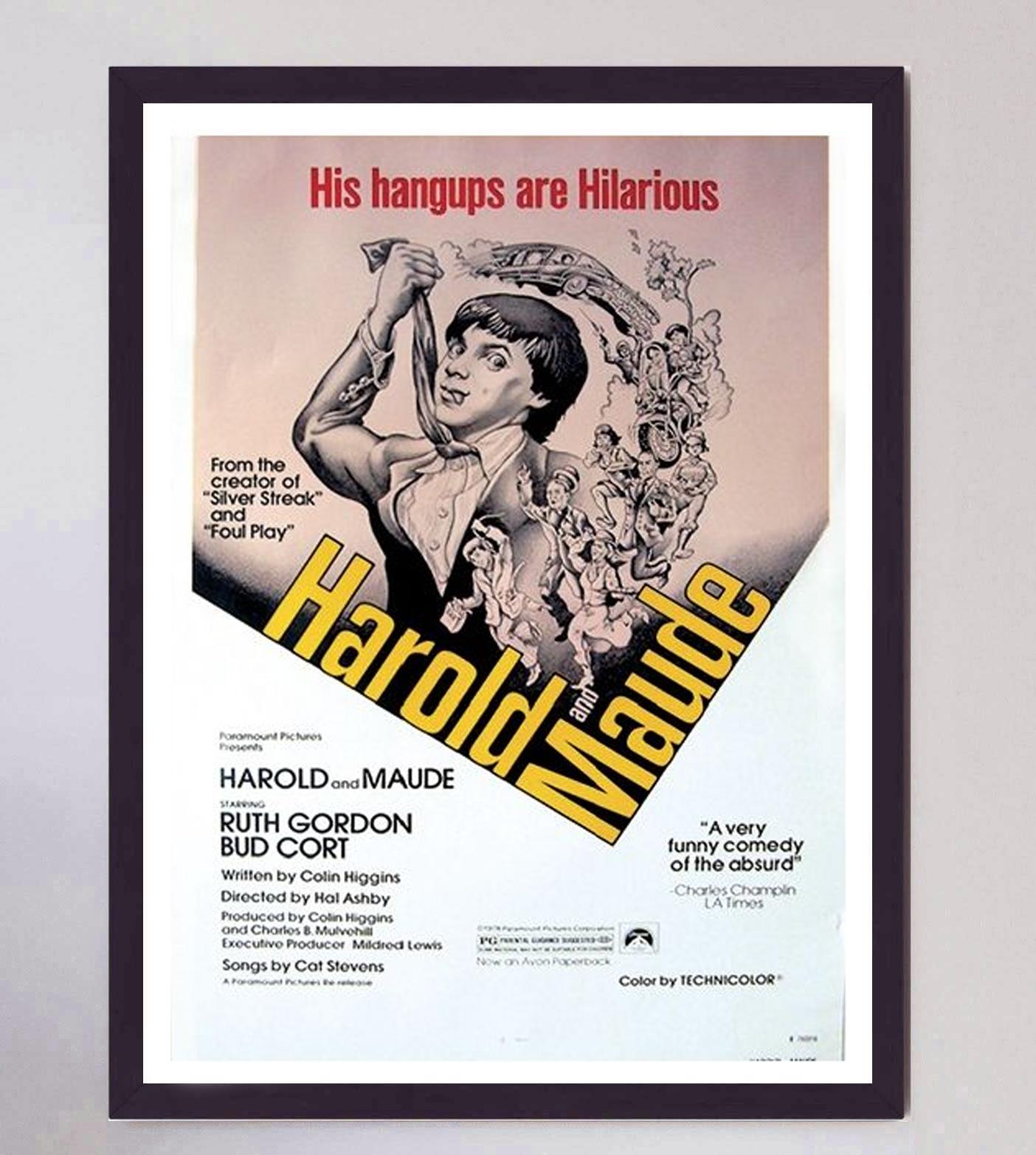 Late 20th Century 1971 Harold and Maude Original Vintage Poster For Sale