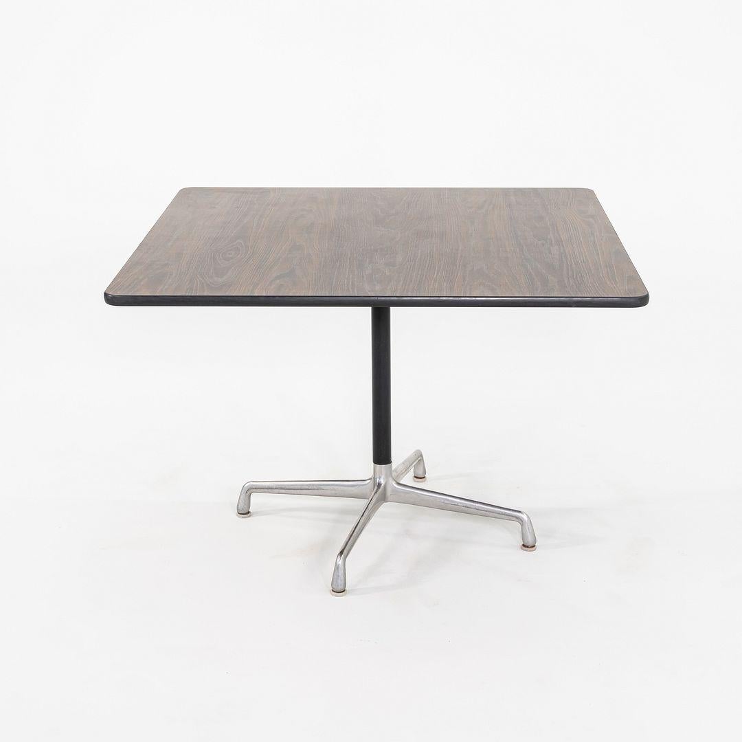 American 1971 Herman Miller Eames Universal 42 in Square Dining Table with Laminate Top For Sale