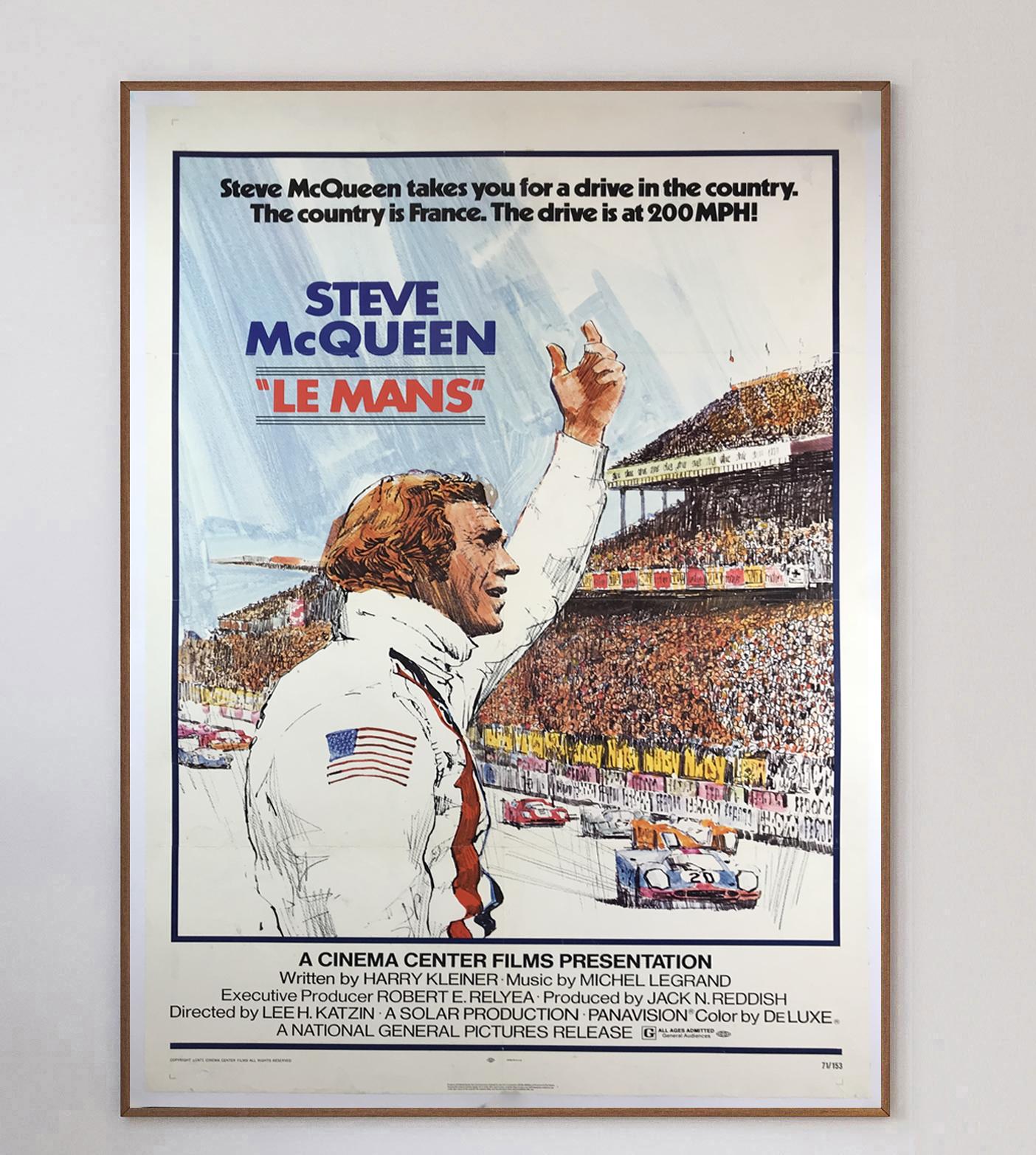 Avec des images réelles de la course de 1970, Le Mans est sorti en 1971 avec l'emblématique Steve McQueen au volant de la Gulf Porsche 917K. Les 24 Heures du Mans sont la plus ancienne course automobile sportive en activité au monde, le vainqueur