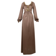 1971 Robe de LORIS Azzaro avec perles