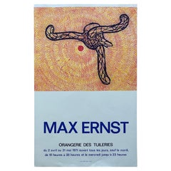 1971 Max Ernst "Orangerie Des Tuileries" Exposition Lithograph