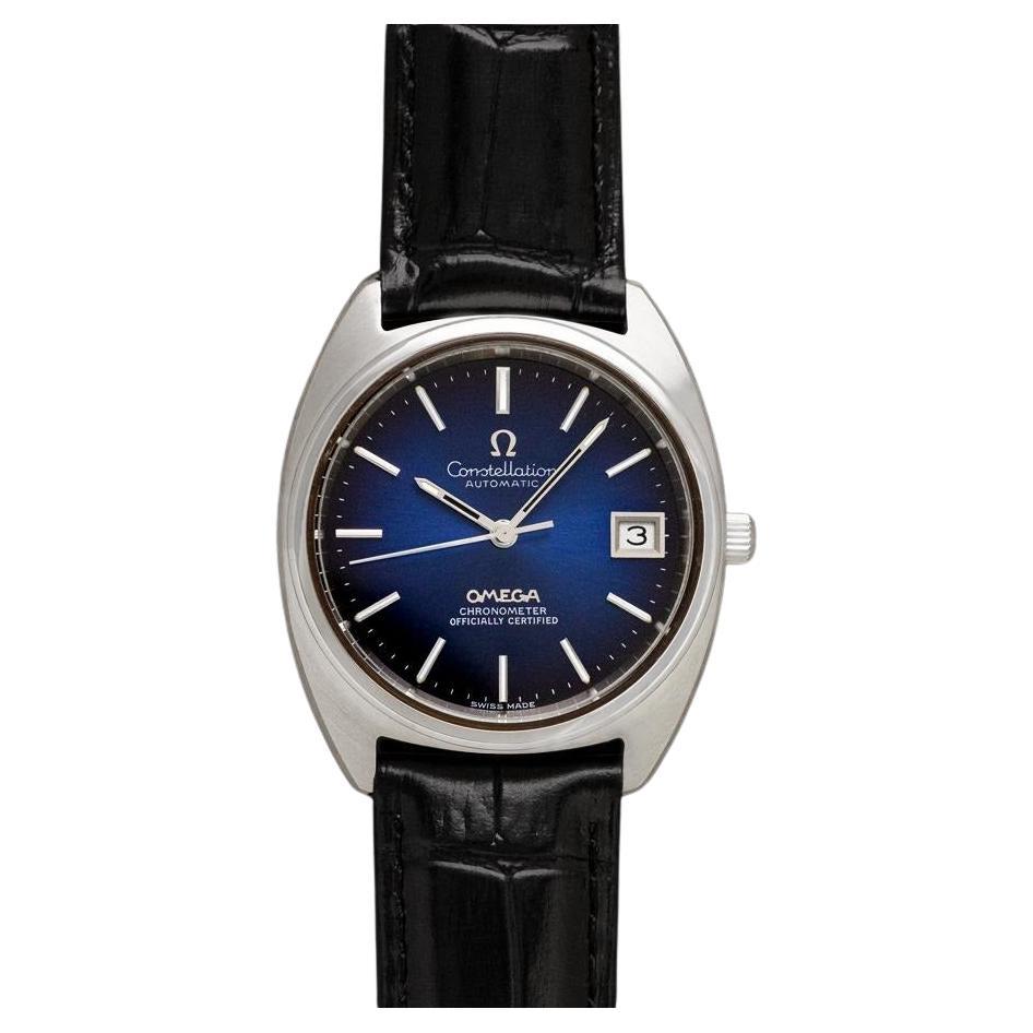 1971 Omega Constellation "C" Chronometer Vintage Mens SS Steel Watch - Mint For Sale
