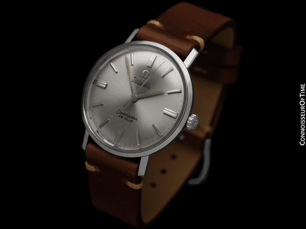 1971 Omega Seamaster De Ville Vintage Automatic Mens Stainless Steel Watch - Box Excellent état à Suwanee, GA