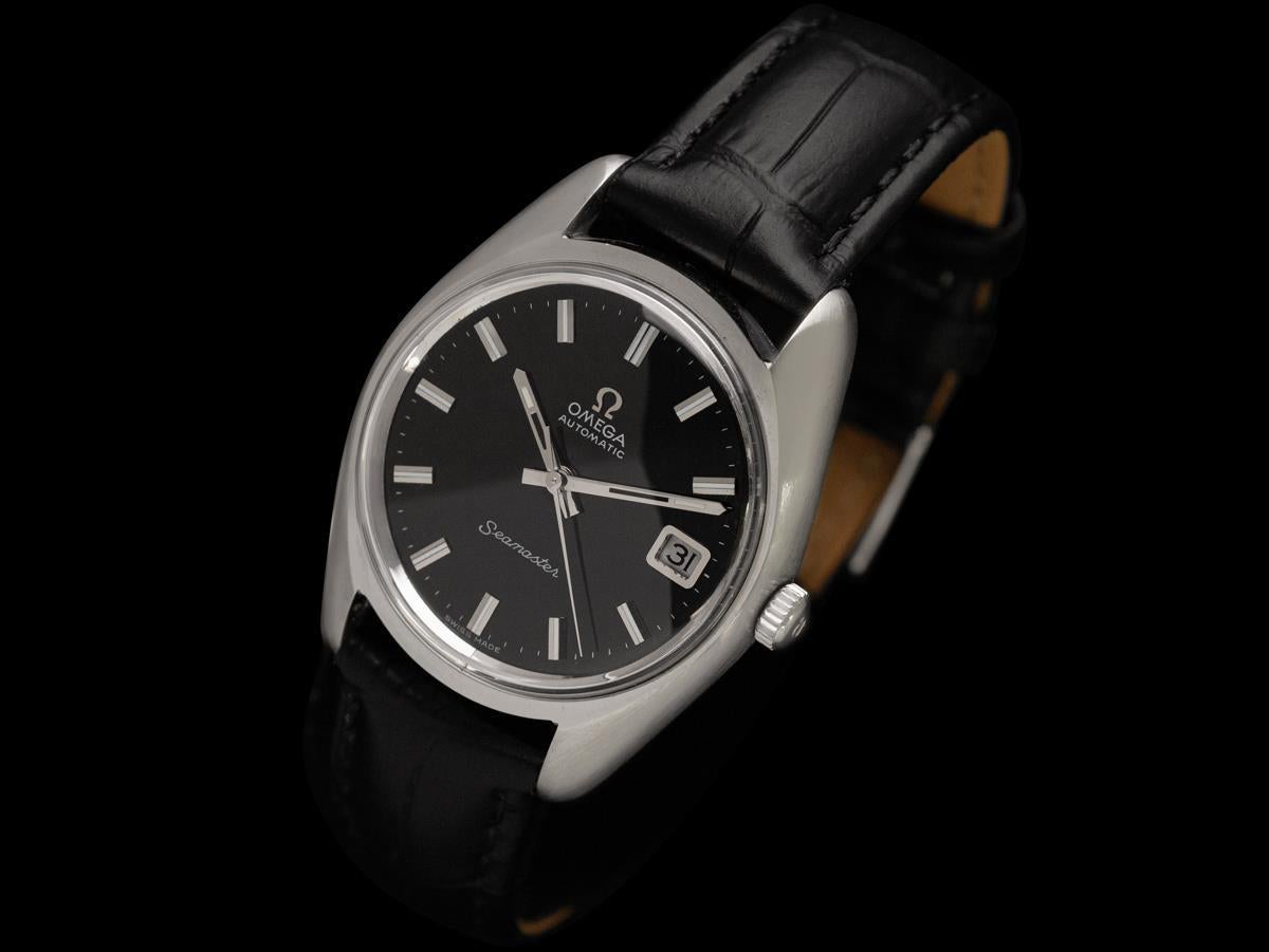 1971 Omega Seamaster Herren Vintage Uhr mit Automatik-Kal. 565 Uhrwerk im Zustand „Hervorragend“ im Angebot in Suwanee, GA