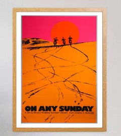 1971 On Any Sunday Original Vintage Poster