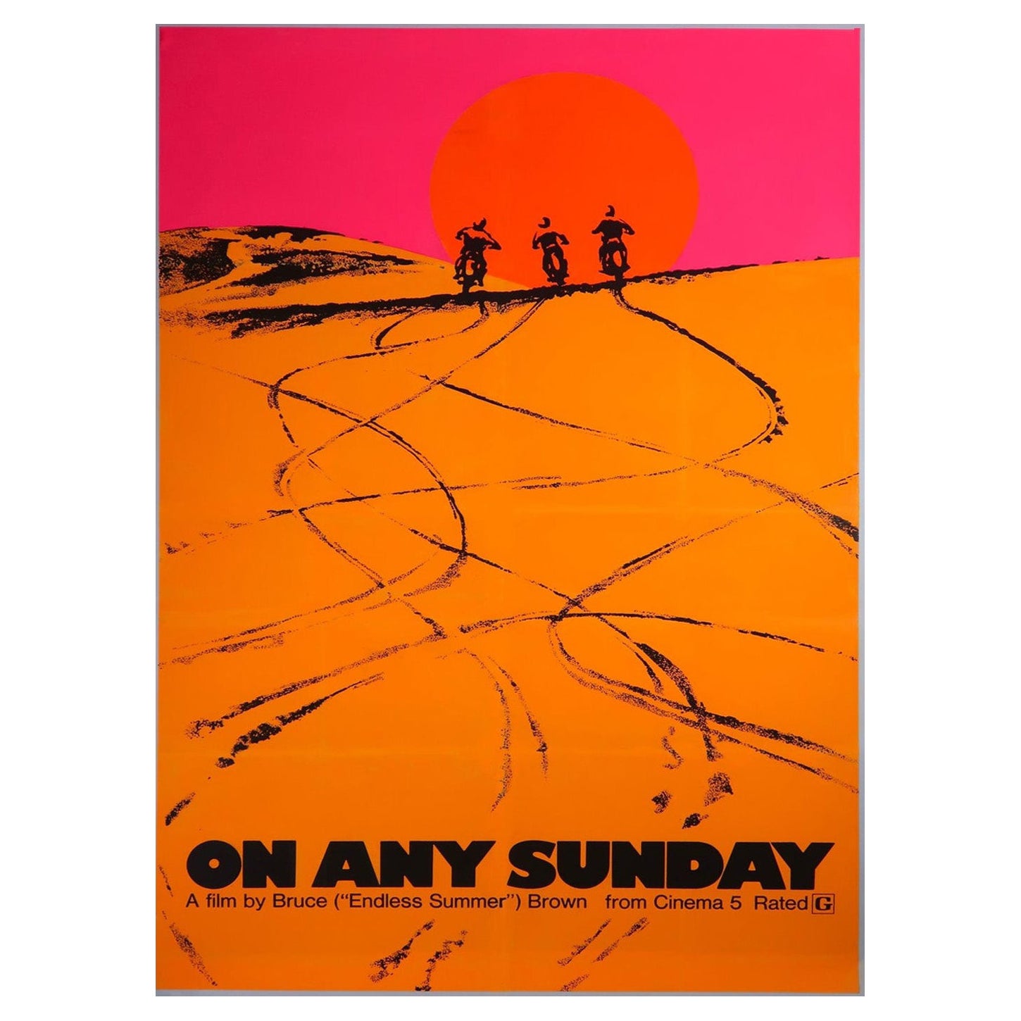 1971 An irgendeinem Sonntag Original Vintage Poster