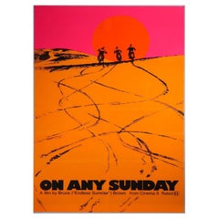 1971 On Any Sunday Original Vintage Poster
