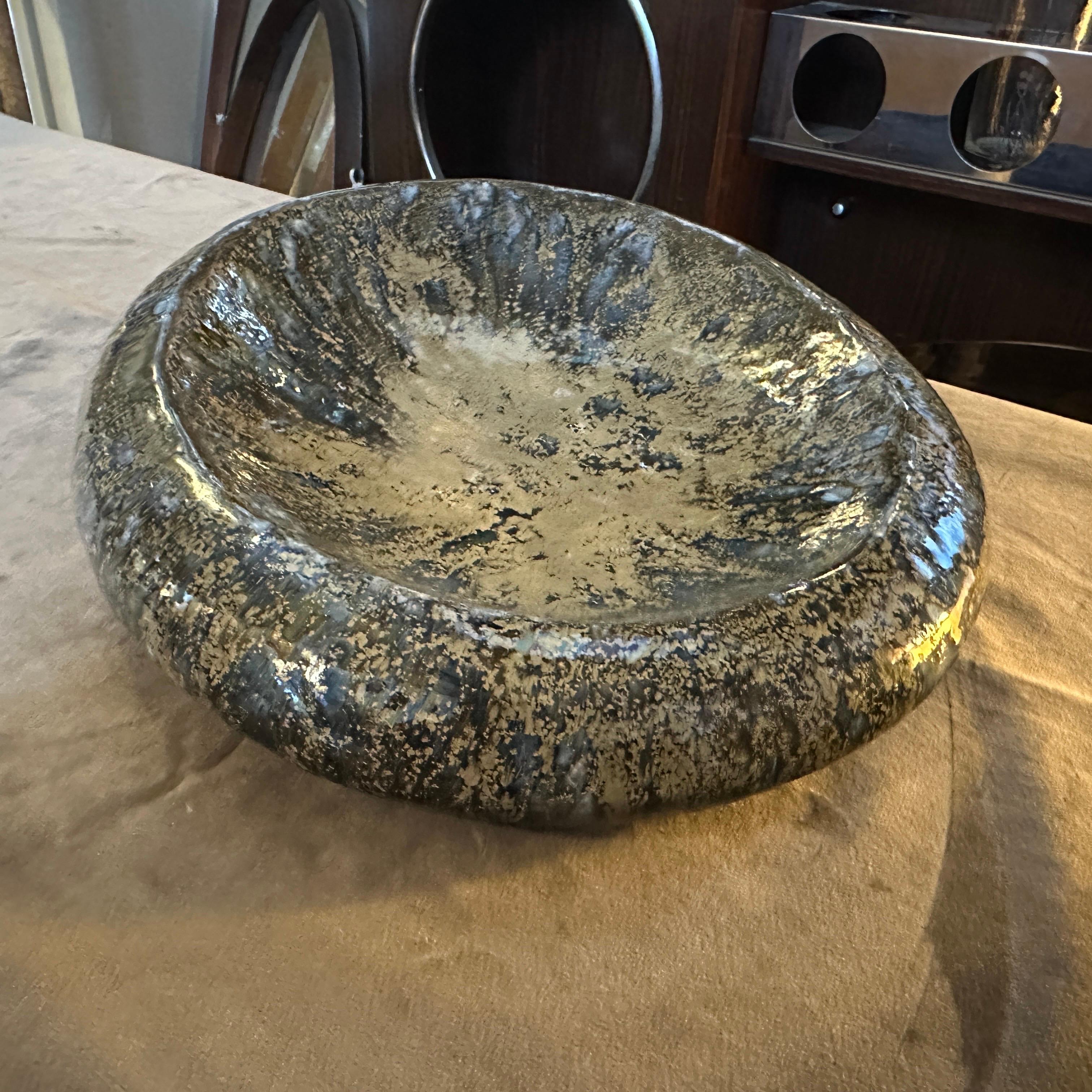 1971 Moderner organischer keramischer Tafelaufsatz von Arnaldo Miniati im Angebot 1