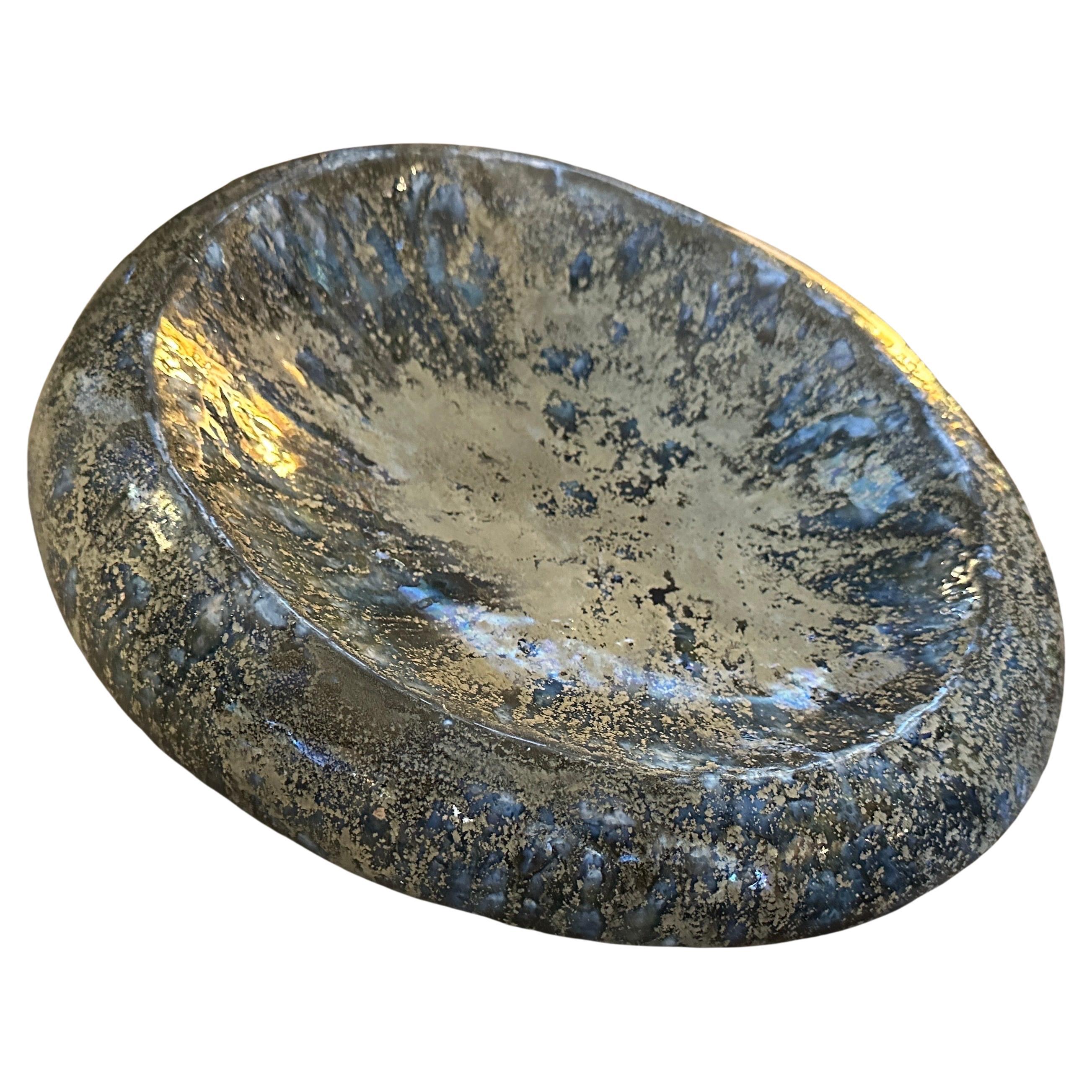1971 Organic Modern Ceramic Centerpiece by Arnaldo Miniati