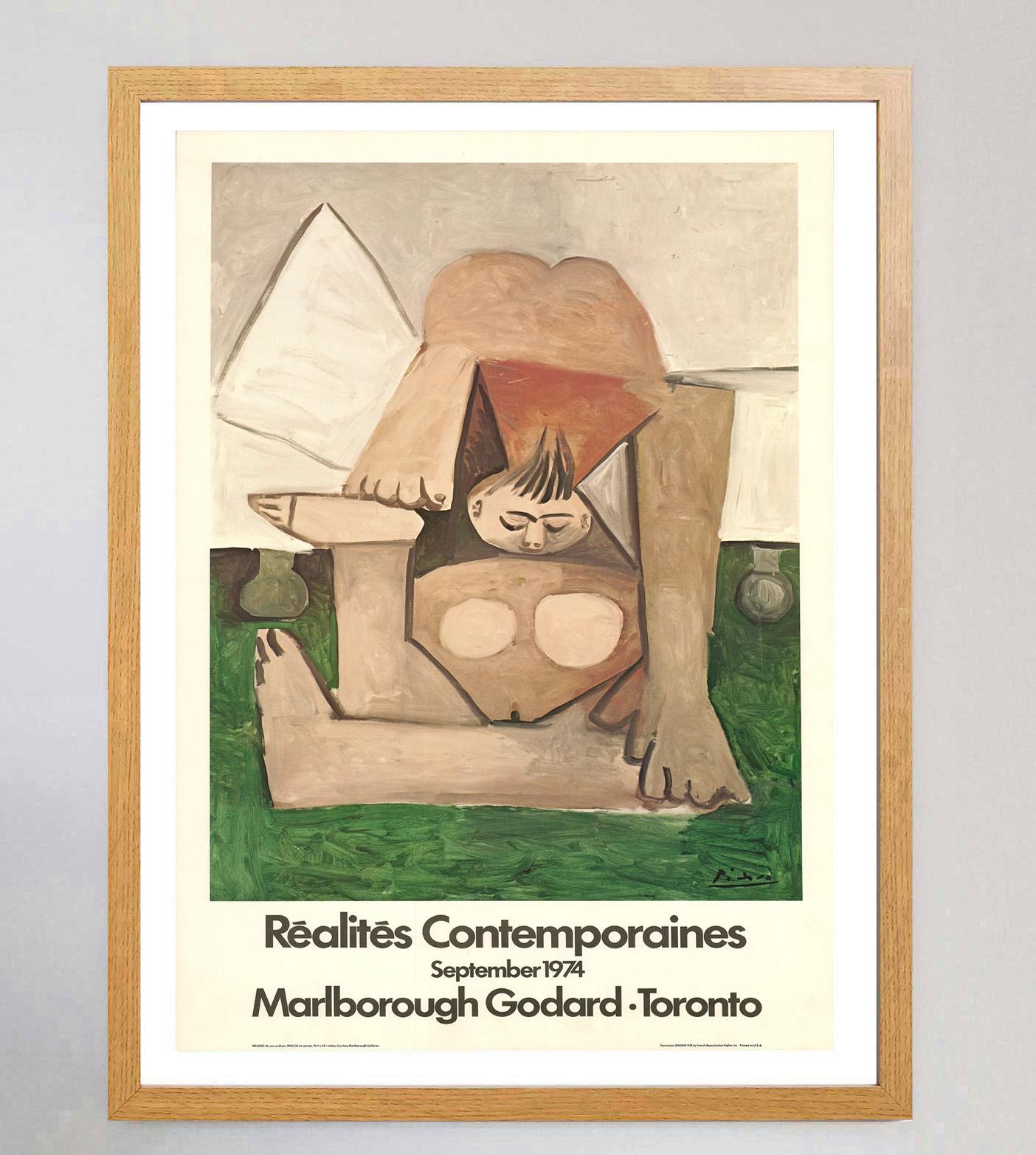 Canadese 1971 Pablo Picasso - Marlborough Godard Toronto Poster originale d'epoca in vendita