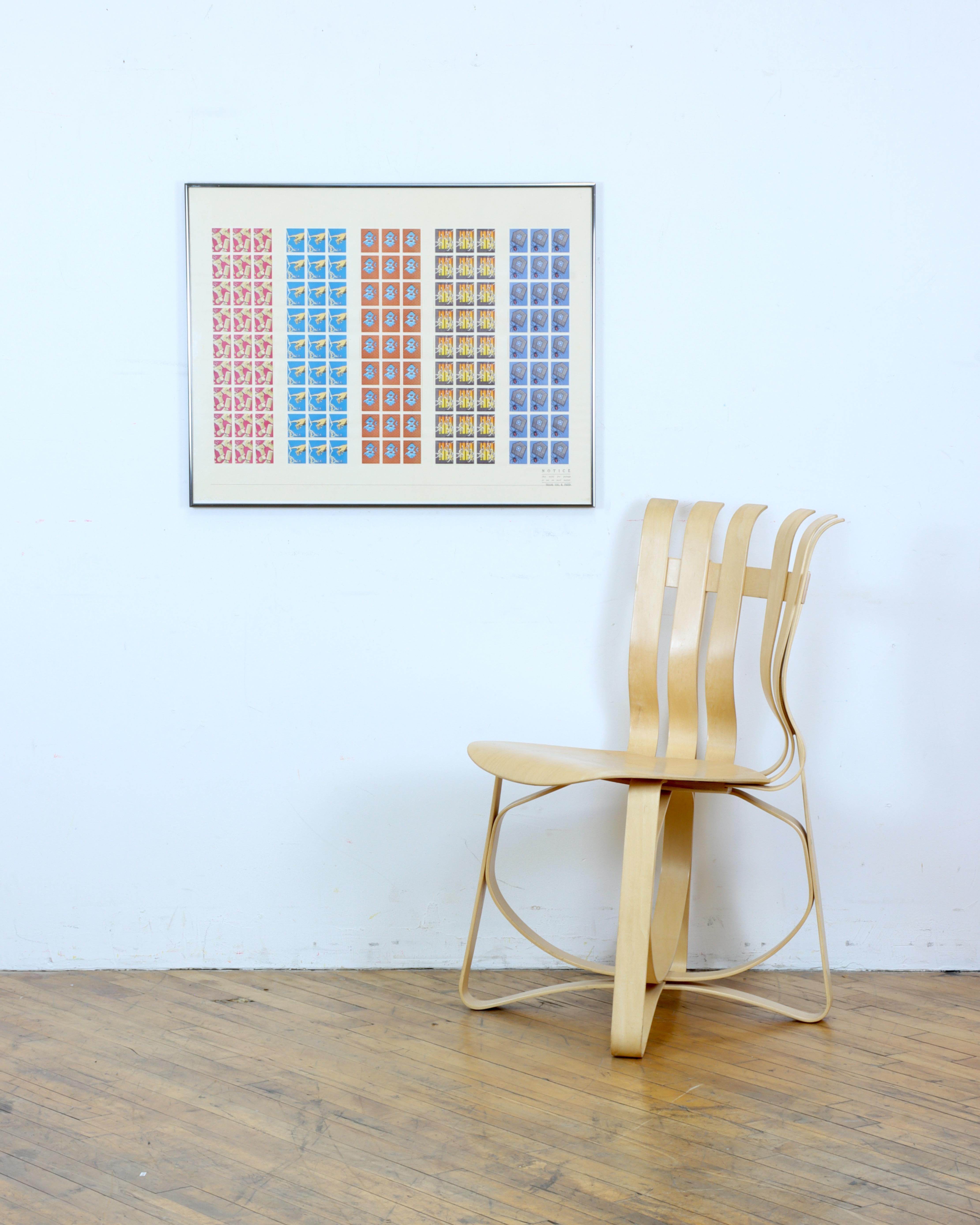 28.25” x 22.25” 

1971 print by bay area artist Robert Fried, best known for his psychedelic era concert posters. Fried made a series of guerrilla postage stamps. A very special piece by an artist whose career was cut too short by a stroke at the