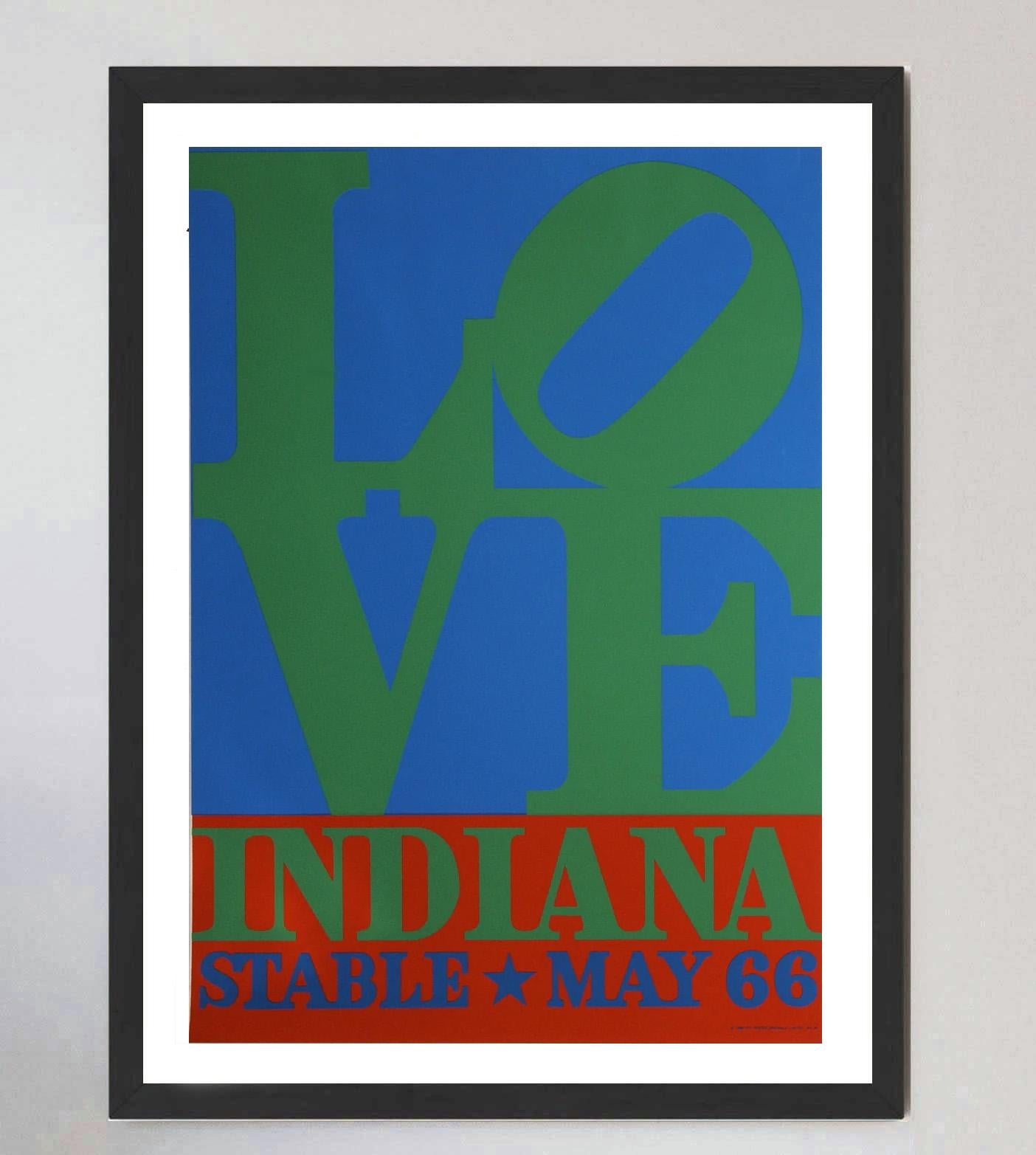 American 1971 Robert Indiana - Love - Stable Original Vintage Poster For Sale