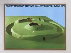 Original-Vintage-Poster, Robert Morris, Tate Gallery, 1971