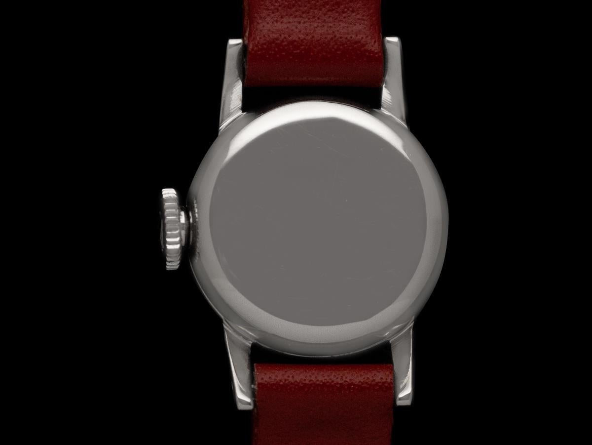 1971 Rolex ORCHID Pre-Cellini Vintage Ladies Watch, Ref. 2148 - 18K White Gold For Sale 2