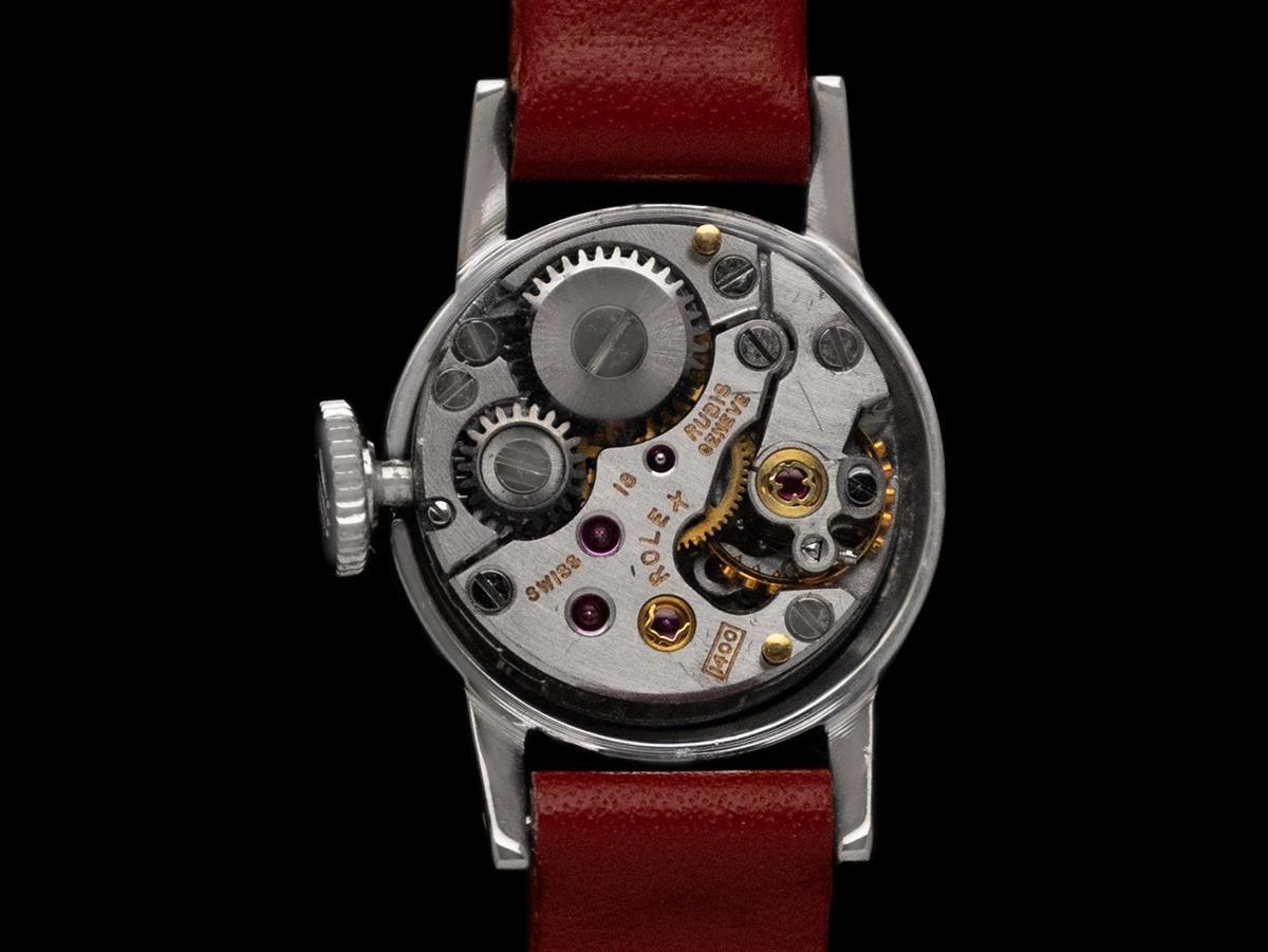 1971 Rolex ORCHID Pre-Cellini Vintage Ladies Watch, Ref. 2148 - 18K White Gold For Sale 3