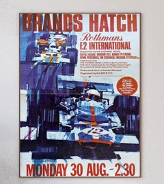 1971 Rothmans Brands Hatch F2 Grand Prix Original Vintage Poster