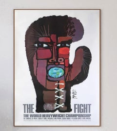 Original Vintage-Poster „The Fight – Muhammad Ali vs Joe Frazier“, 1971