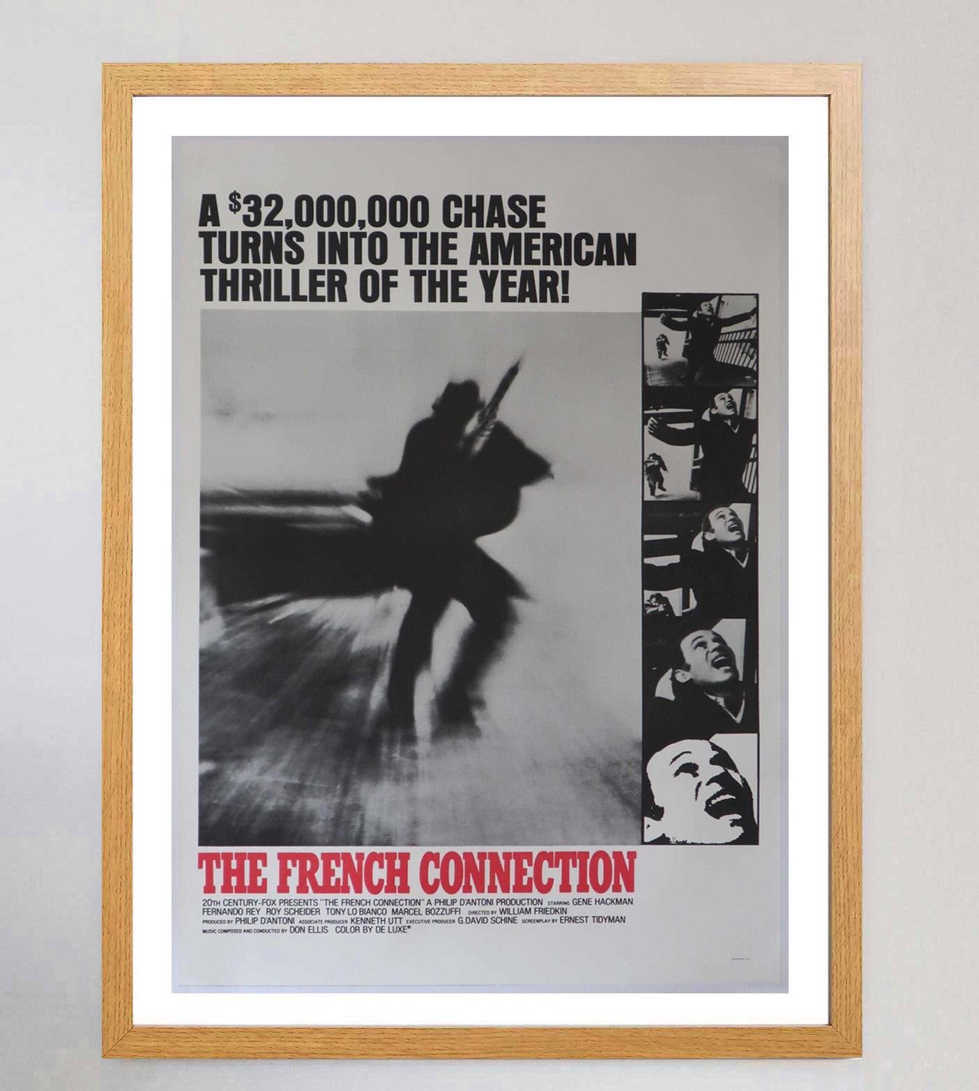 American 1971 The French Connection Original Vintage Poster For Sale