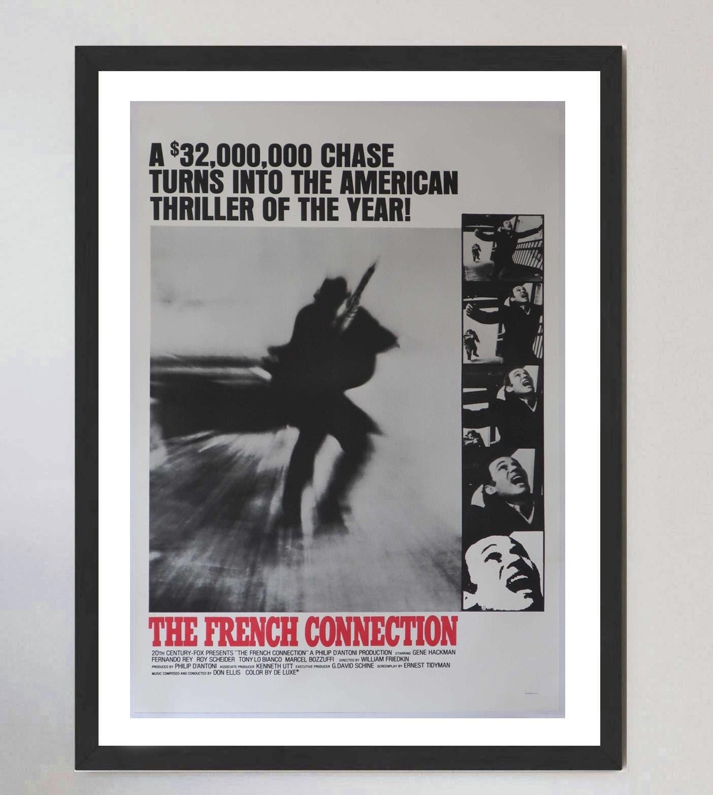 Late 20th Century 1971 The French Connection Original Vintage Poster For Sale