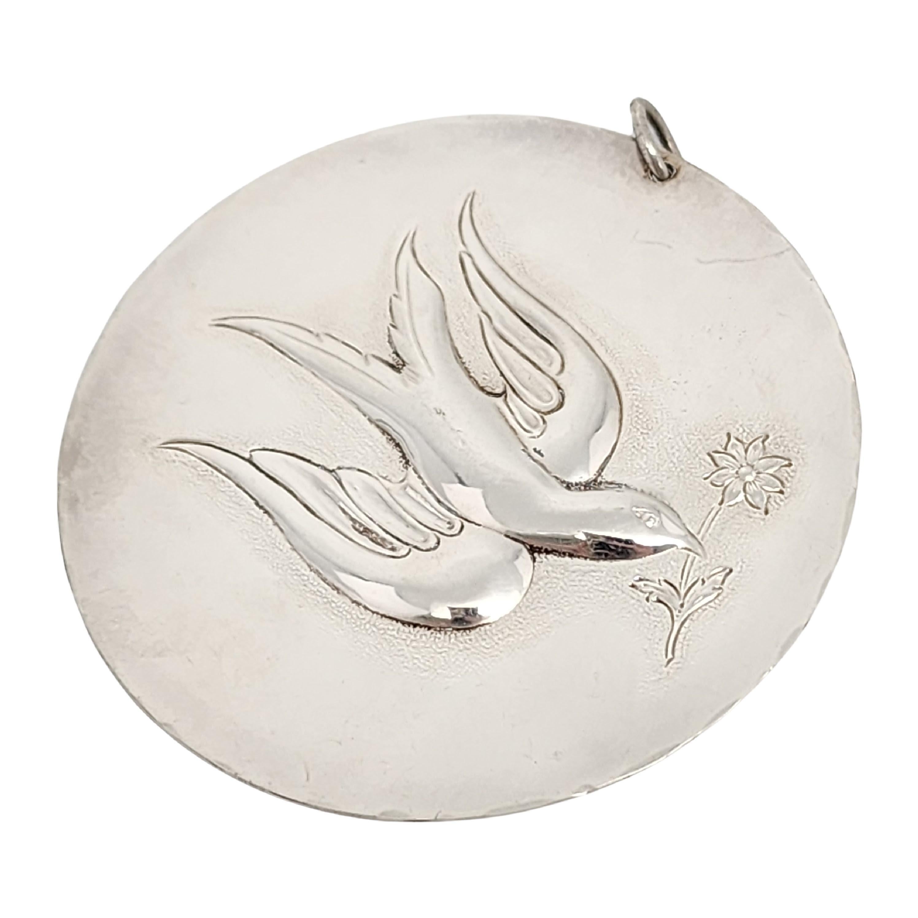 Women's or Men's 1971 Towle Sterling Silver 12 Days Christmas Partridge Pear Tree Ornament #15650