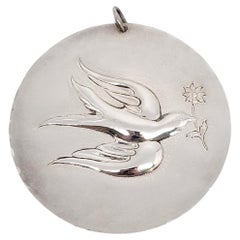 1971 Towle Sterling Silber 12 Tage Weihnachts Partridge Birnenbaum Ornament #15650