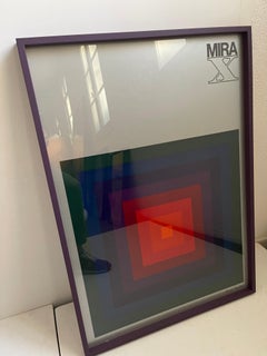 1971, Verner Panton Original Advert Poster Opart Design
