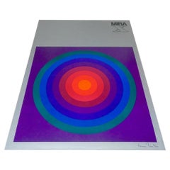 1971, Verner Panton Original Advert Poster Opart Design