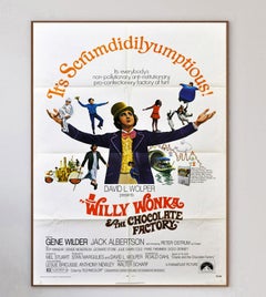 1971 Willy Wonka and the Chocolate Factory Original Vintage Poster