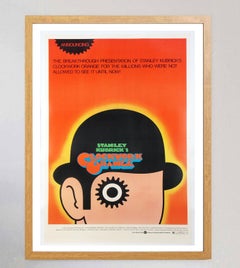 1972 A Clockwork Orange Original Vintage Poster