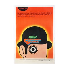 1972 A Clockwork Orange Original Vintage Poster