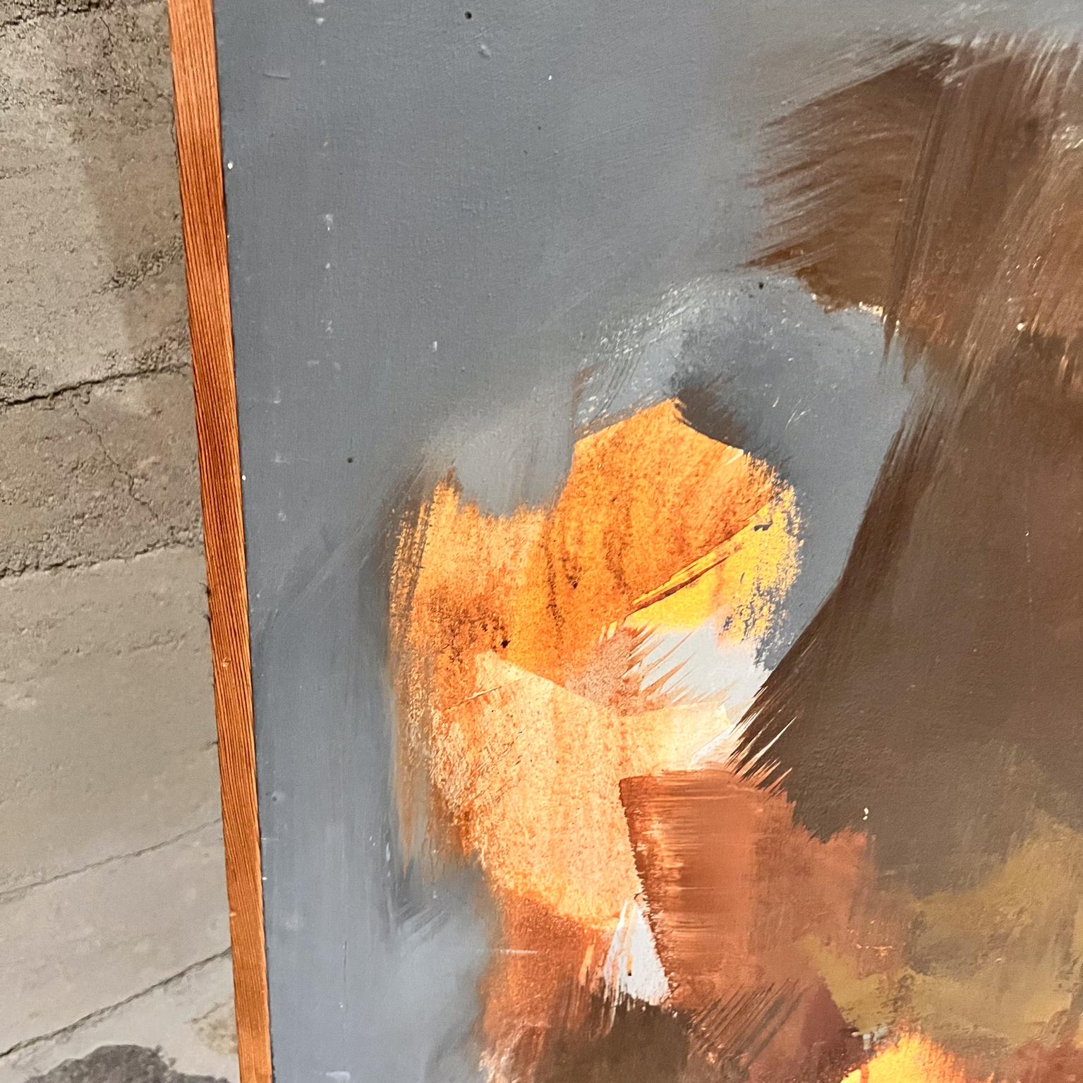 1972 Monumentale opera d'arte B. T. Kim Olio astratto su tela in vendita 10