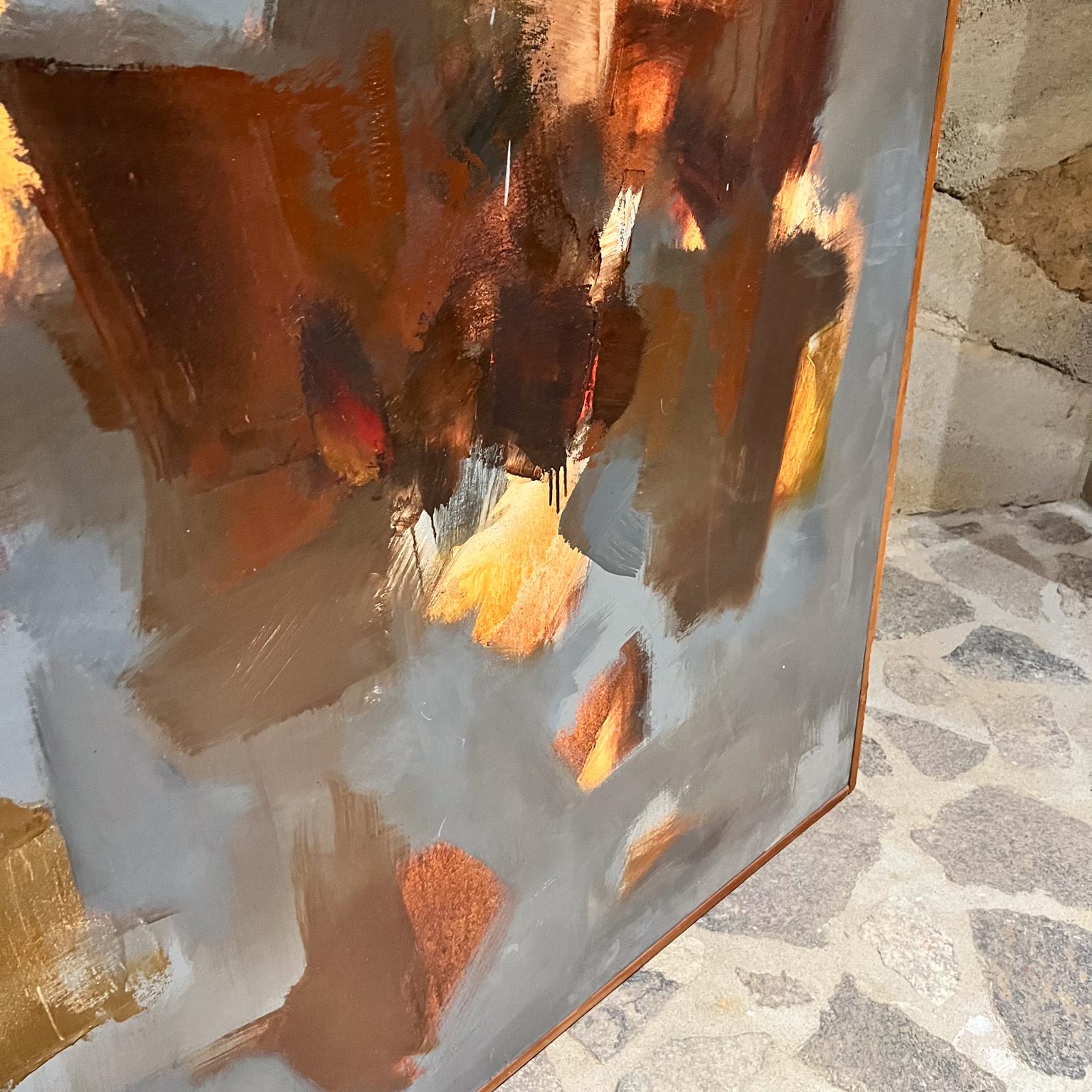 1972 Monumentale opera d'arte B. T. Kim Olio astratto su tela in vendita 11