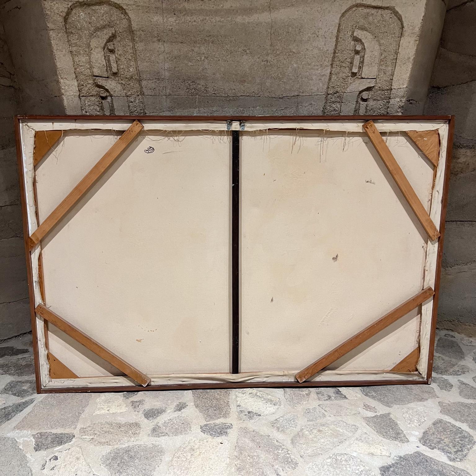 1972 Monumentale opera d'arte B. T. Kim Olio astratto su tela in vendita 12